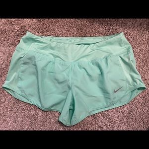 Sea foam Nike Dri-Fit shorts